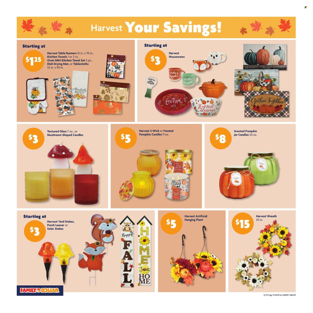 Family Dollar ad - 09/22/2024 - 09/28/2024. Page 10