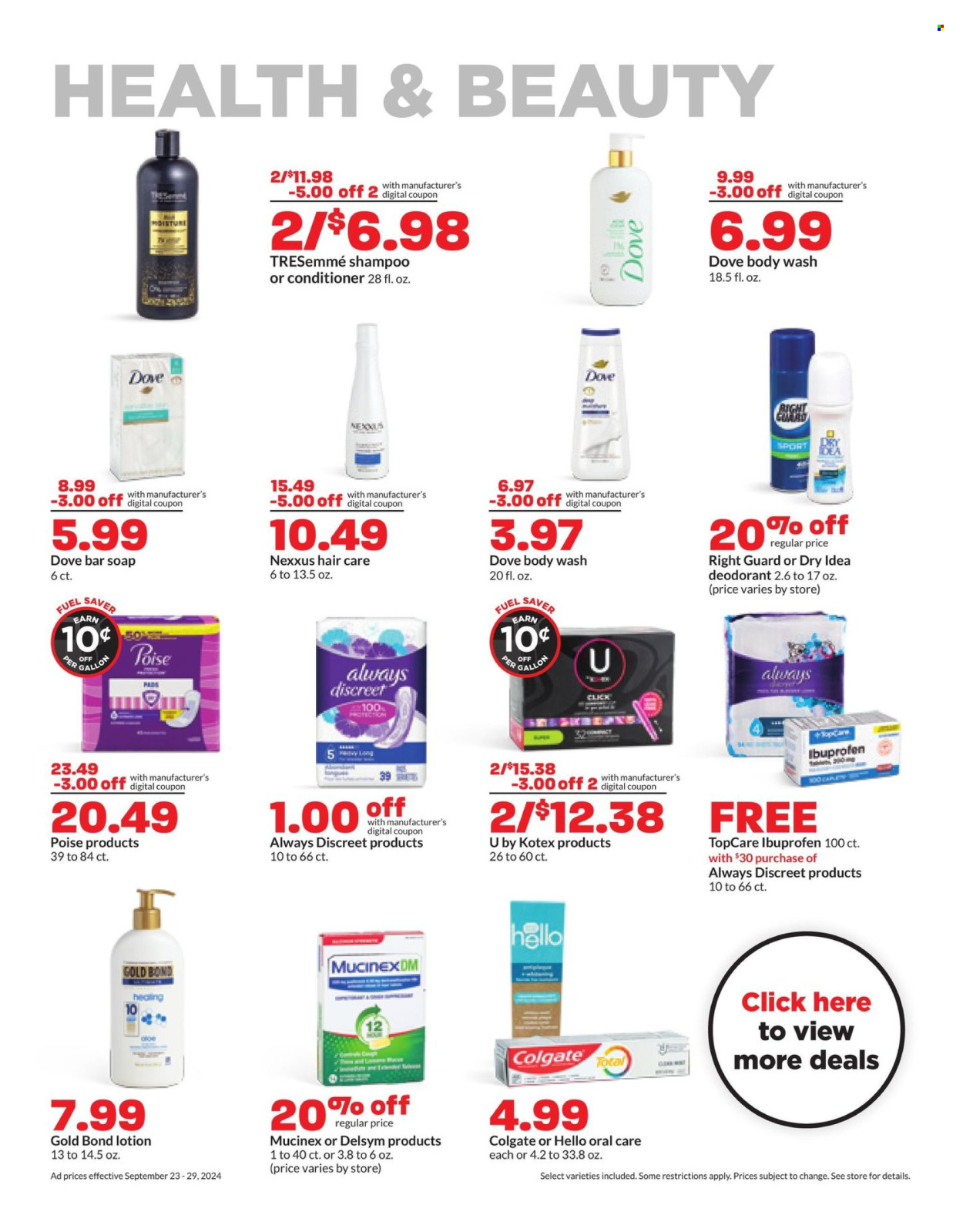Hy-Vee ad - 09/23/2024 - 09/29/2024. Page 30