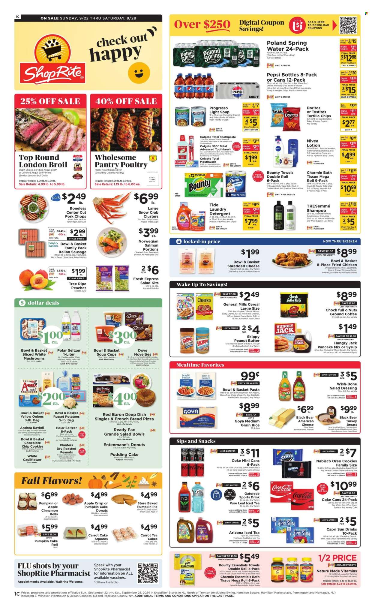ShopRite ad - 09/22/2024 - 09/28/2024. Page 1