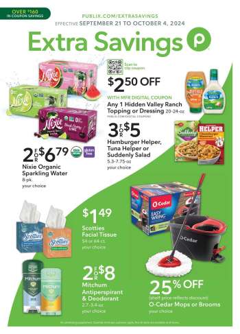 Publix Flyer - 09/21/2024 - 10/04/2024.
