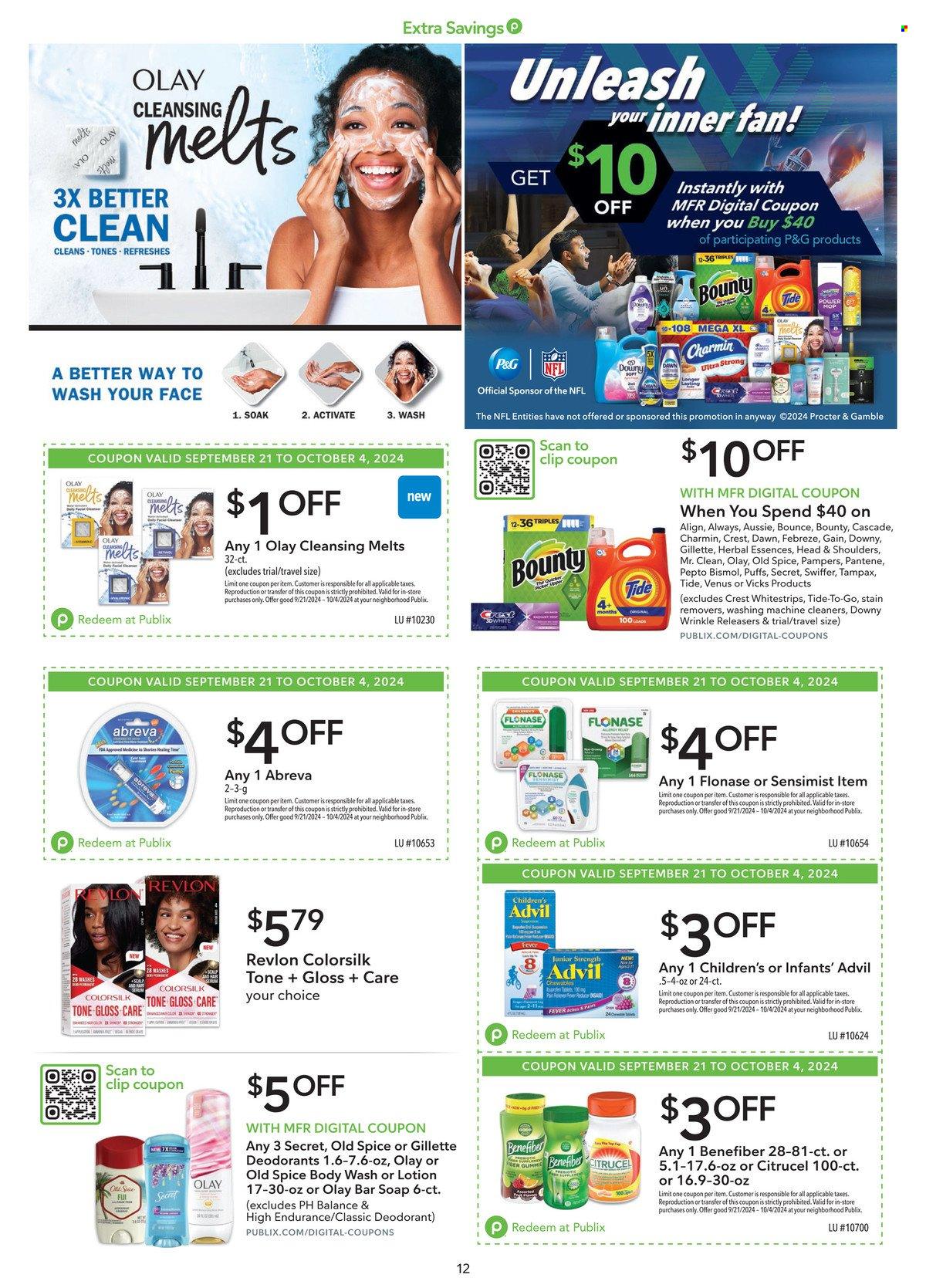 Publix ad - 09/21/2024 - 10/04/2024. Page 12