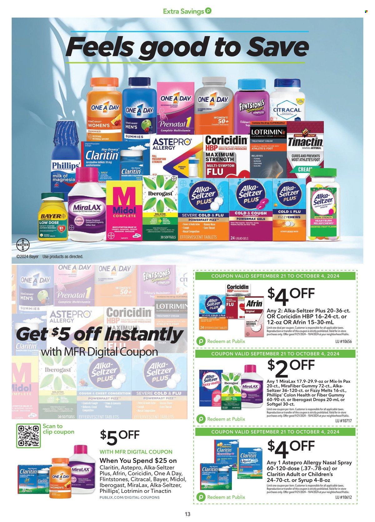 Publix ad - 09/21/2024 - 10/04/2024. Page 13