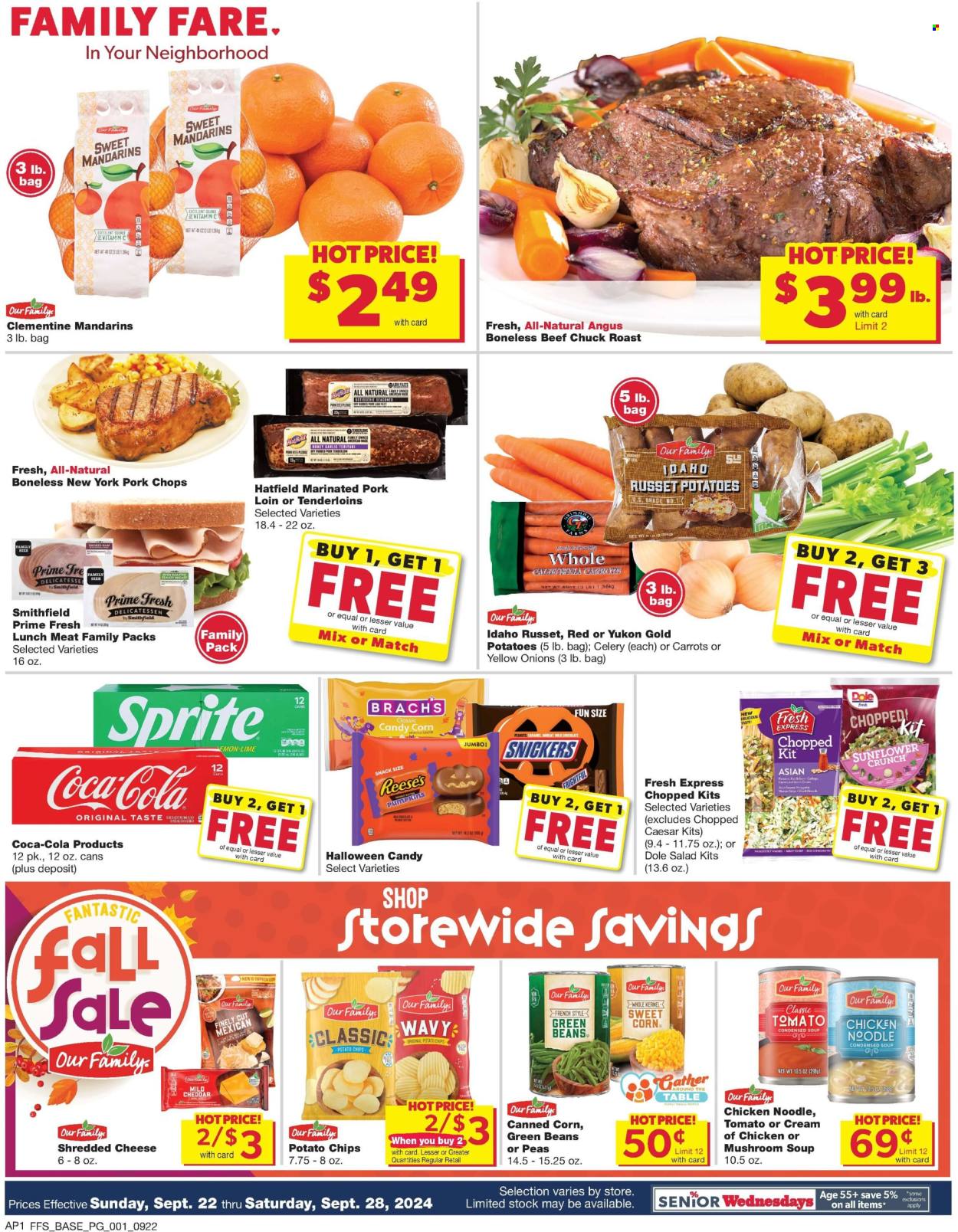 Family Fare ad - 09/22/2024 - 09/28/2024. Page 1