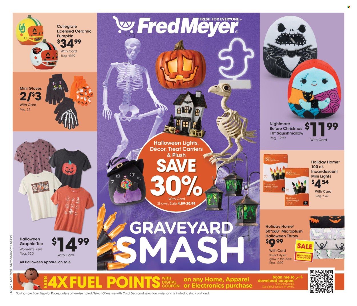 Fred Meyer ad - 09/25/2024 - 10/01/2024. Page 1
