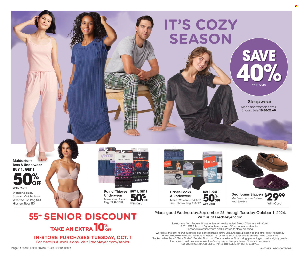 Fred Meyer ad - 09/25/2024 - 10/01/2024. Page 17