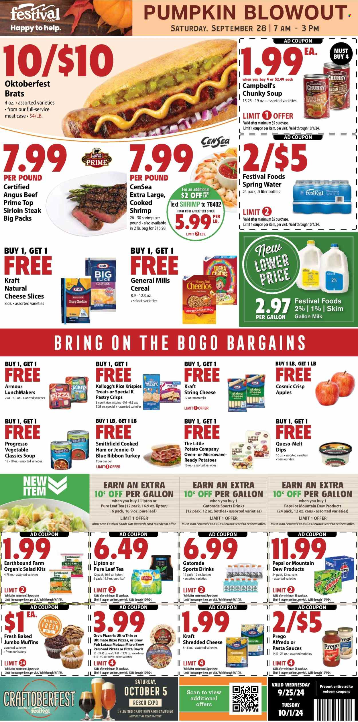 Festival Foods ad - 09/25/2024 - 10/01/2024. Page 1