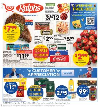 Ralphs Flyer - 09/25/2024 - 10/01/2024.