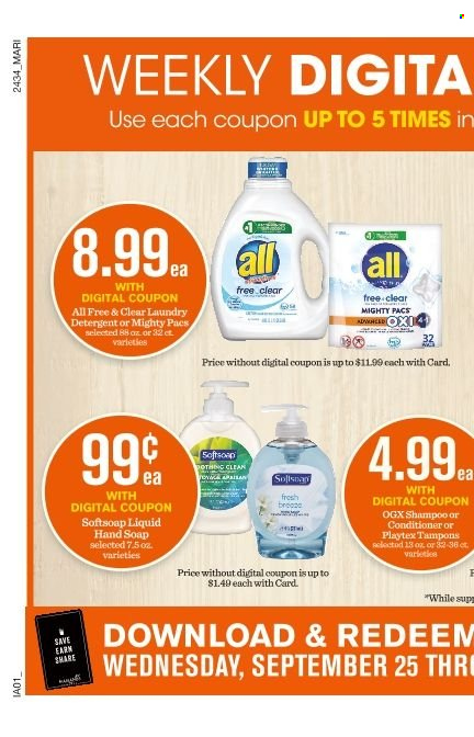 Mariano’s ad - 09/25/2024 - 10/01/2024. Page 10