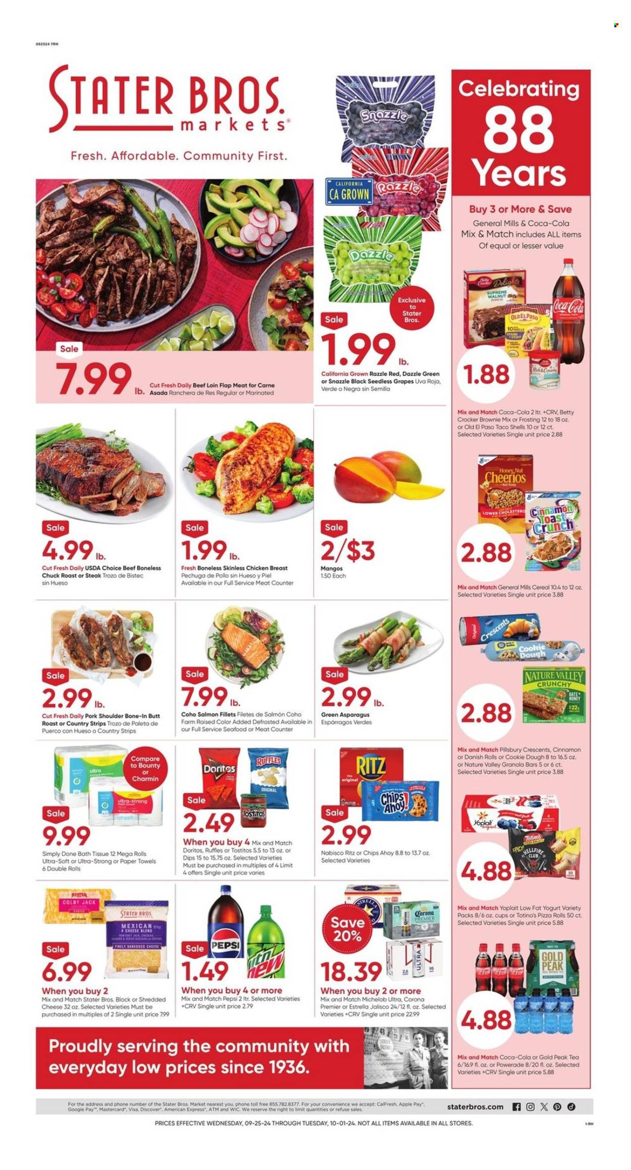 Stater Bros. ad - 09/25/2024 - 10/01/2024. Page 1