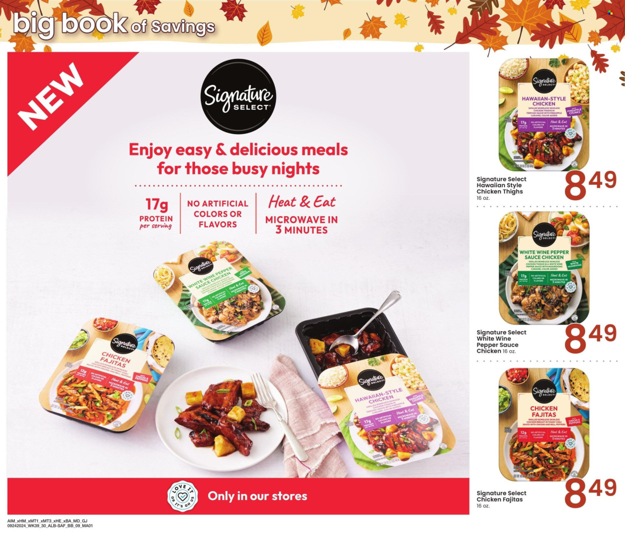 Albertsons ad - 09/24/2024 - 10/28/2024. Page 9