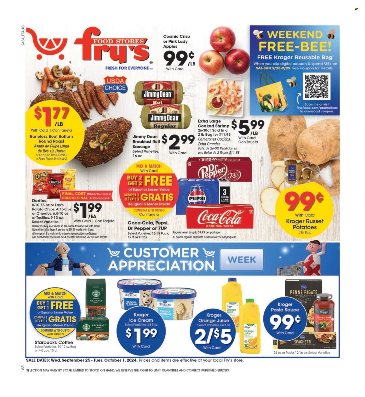Fry’s ad - 09/25/2024 - 10/01/2024. Page 1
