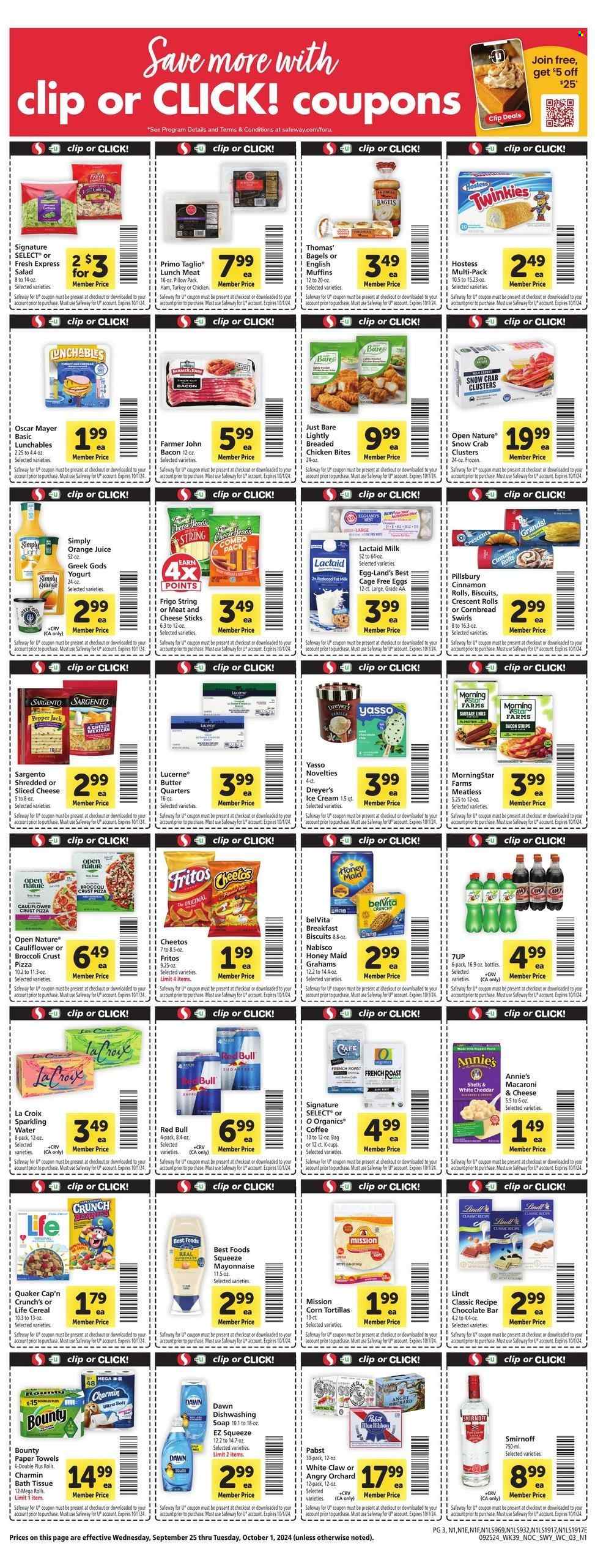 Safeway ad - 09/25/2024 - 10/01/2024. Page 3
