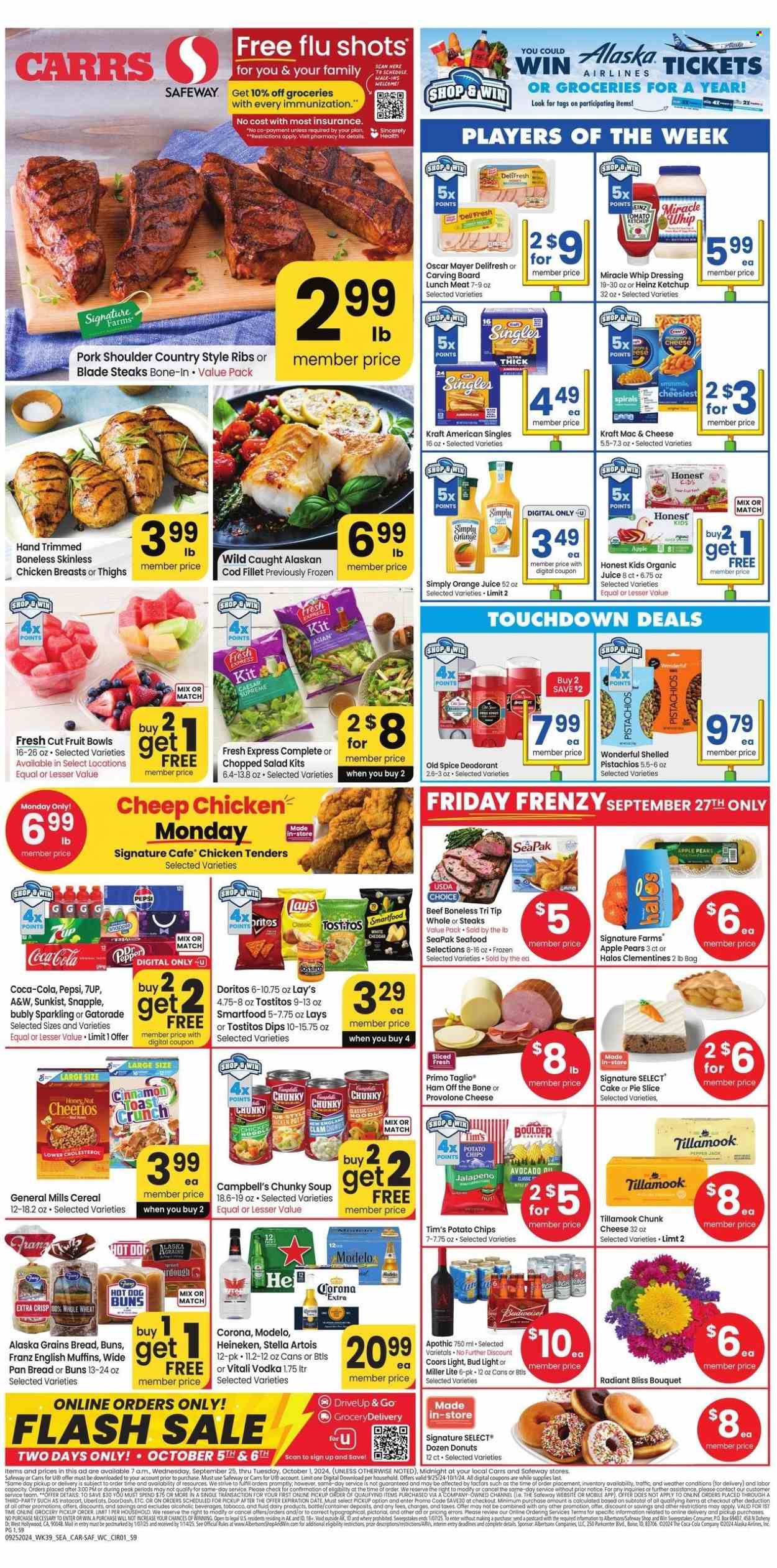 Safeway ad - 09/25/2024 - 10/01/2024. Page 1