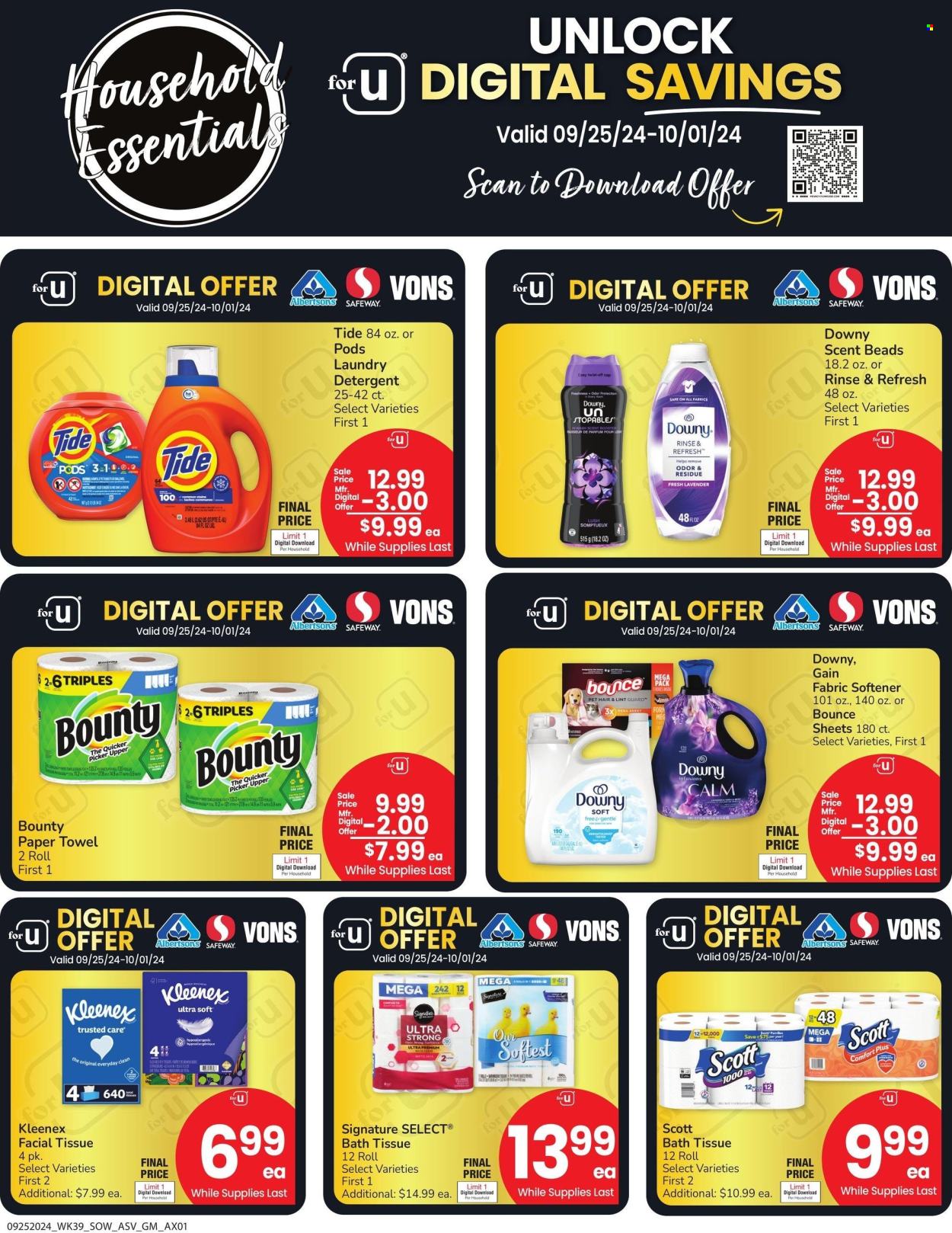 Safeway ad - 09/25/2024 - 10/01/2024. Page 5