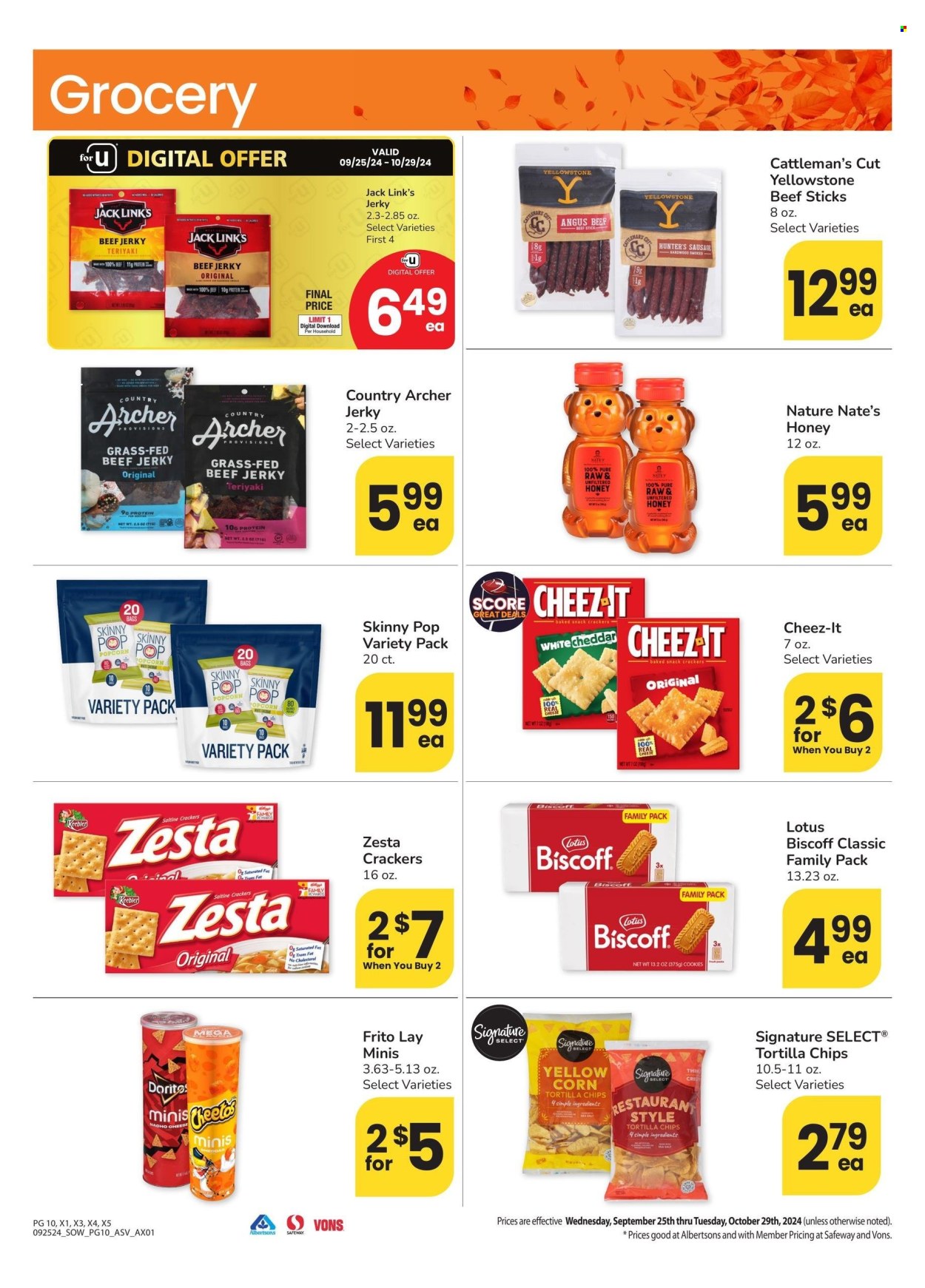 Albertsons ad - 09/25/2024 - 10/29/2024. Page 10