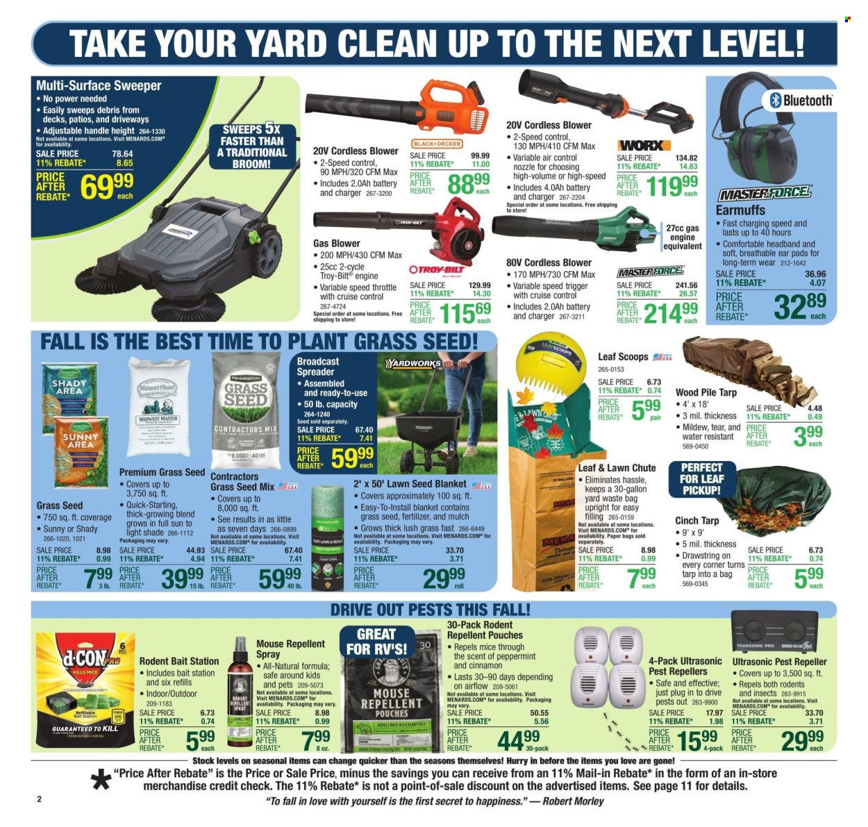 Menards ad - 09/26/2024 - 10/06/2024. Page 3