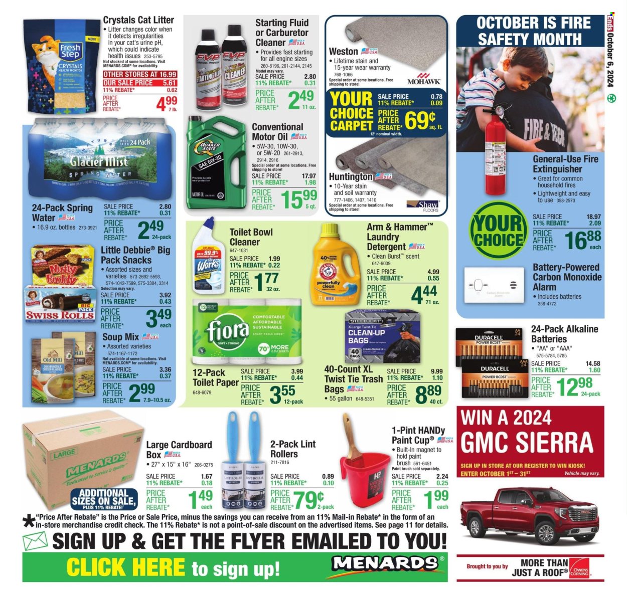 Menards ad - 09/26/2024 - 10/06/2024. Page 21