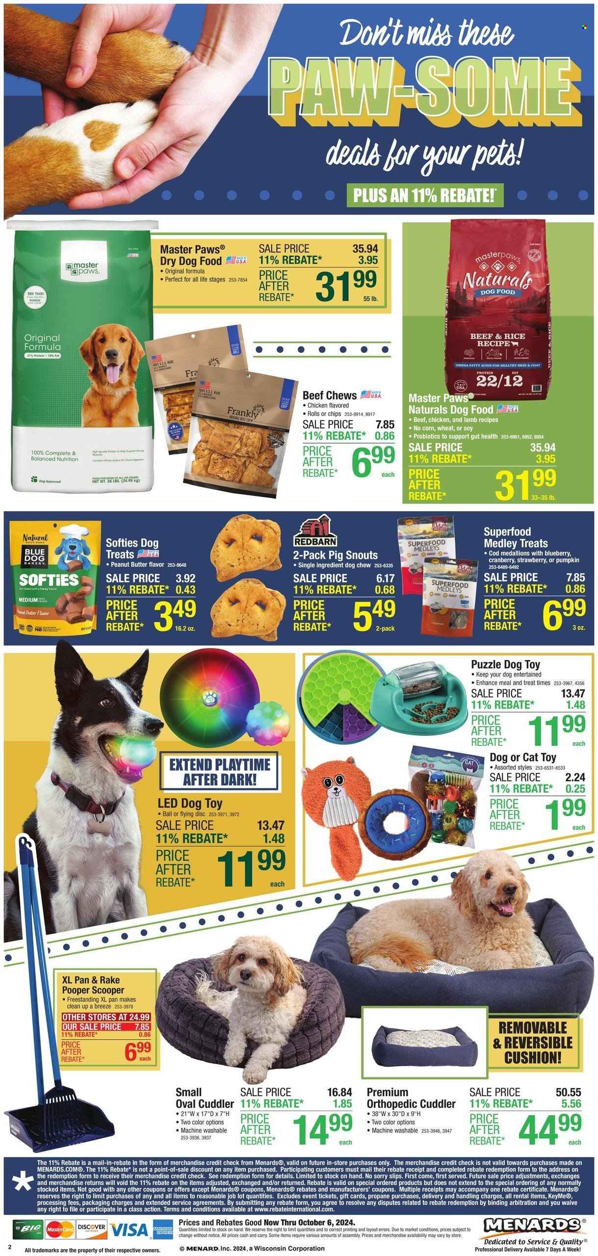 Menards ad - 09/26/2024 - 10/06/2024. Page 2