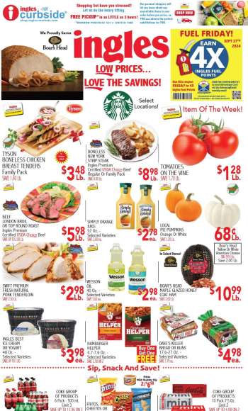 Ingles Flyer - 09/25/2024 - 10/01/2024.