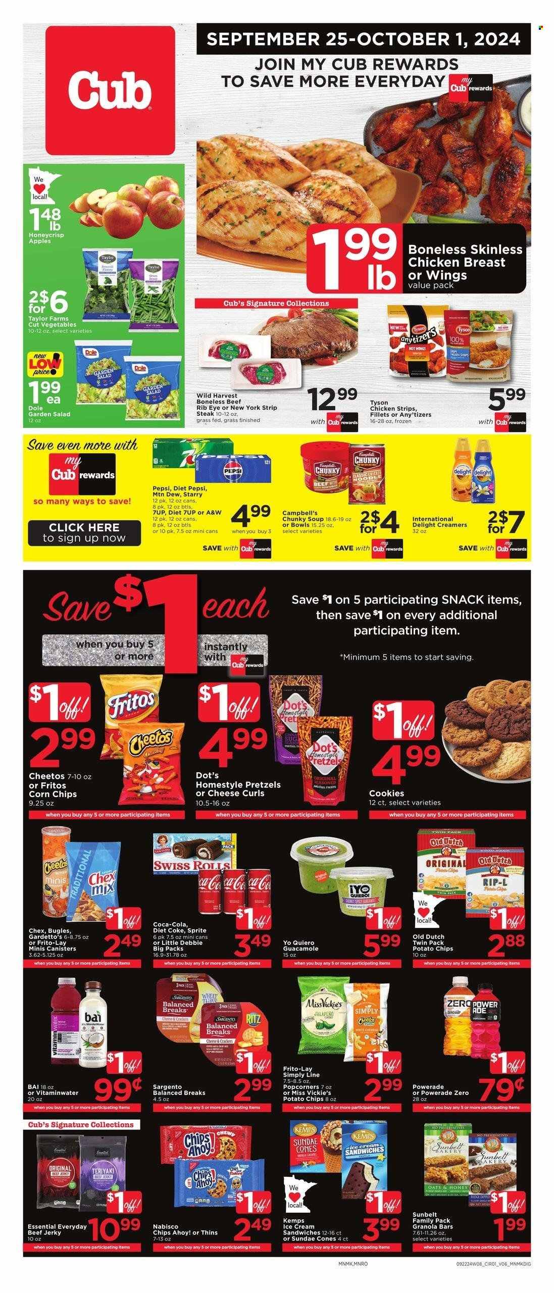 Cub Foods ad - 09/25/2024 - 10/01/2024. Page 1