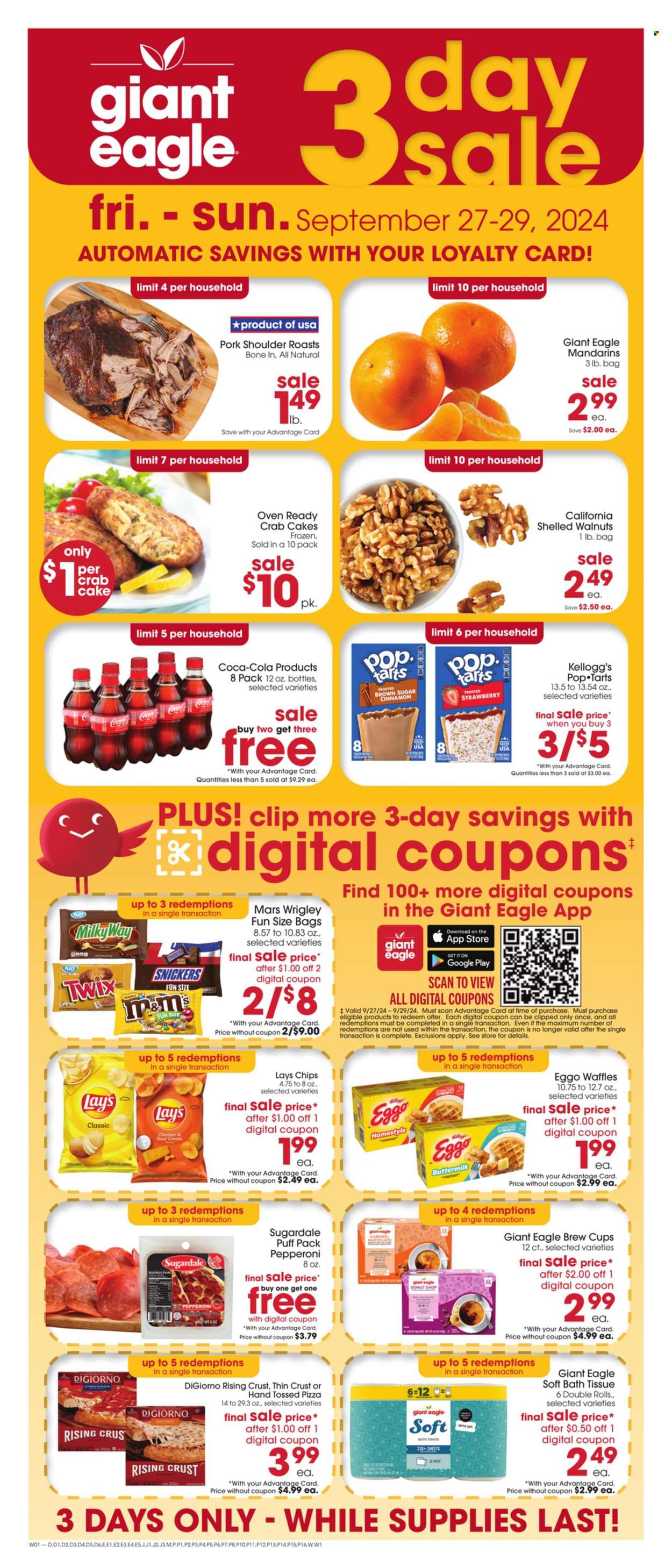 Giant Eagle ad - 09/26/2024 - 10/02/2024. Page 1
