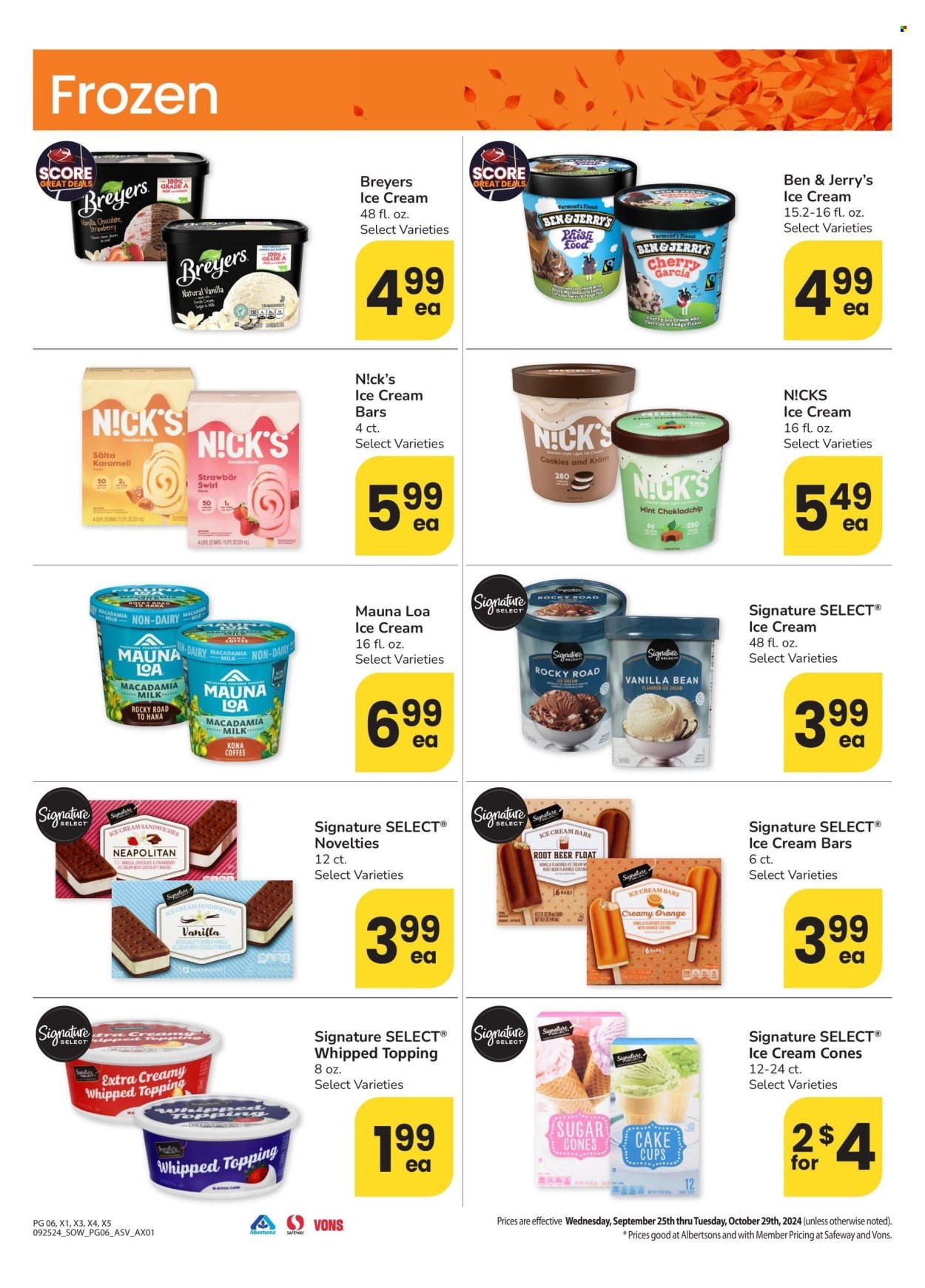 Safeway ad - 09/25/2024 - 10/29/2024. Page 6