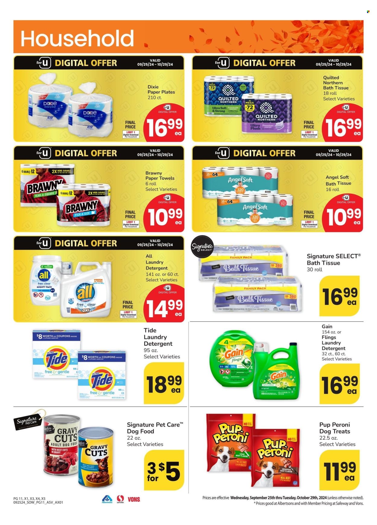Safeway ad - 09/25/2024 - 10/29/2024. Page 11