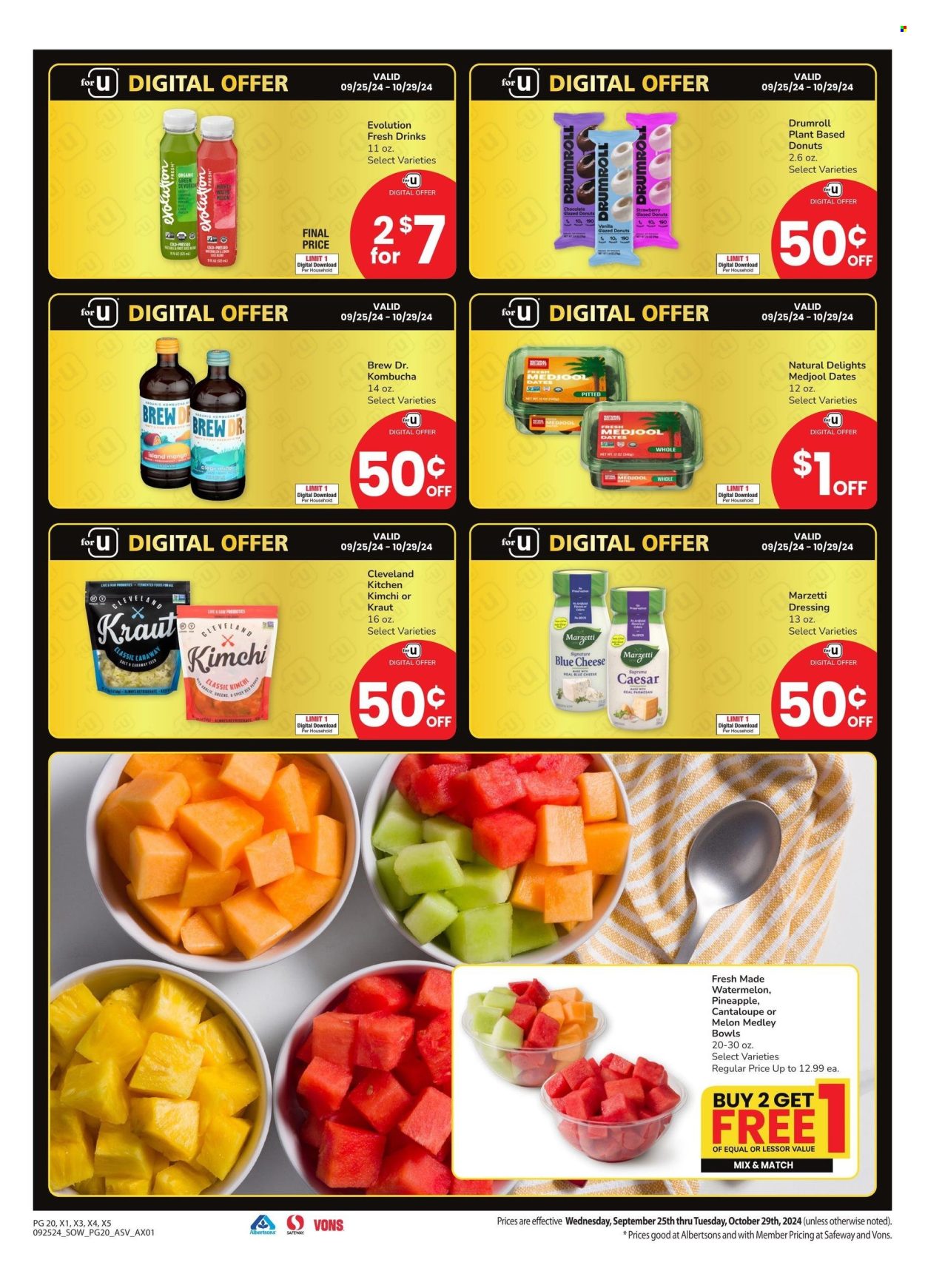 Safeway ad - 09/25/2024 - 10/29/2024. Page 20