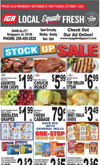 IGA Flyer - 09/25/2024 - 10/01/2024.
