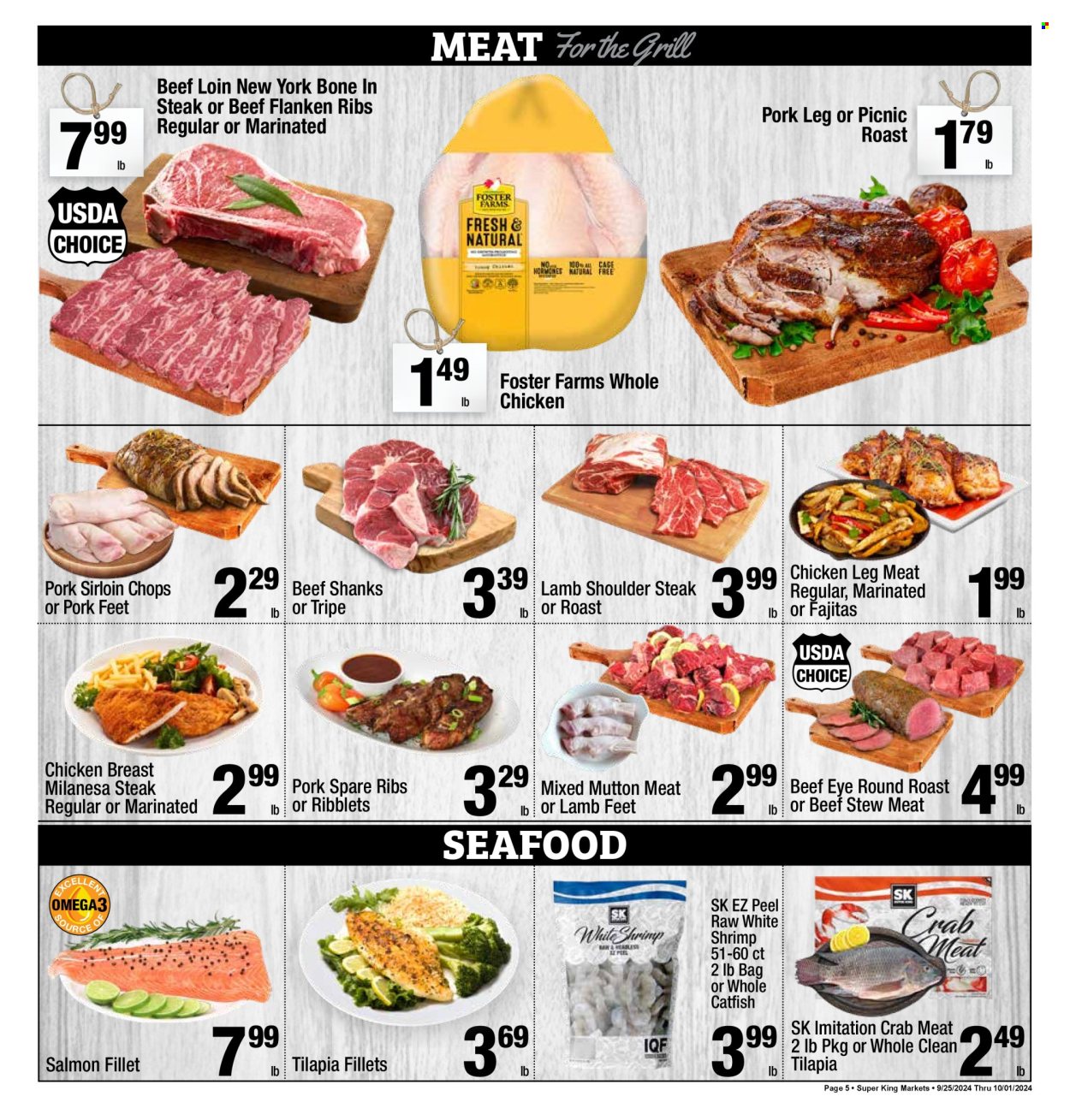 Super King Markets ad - 09/25/2024 - 10/01/2024. Page 5