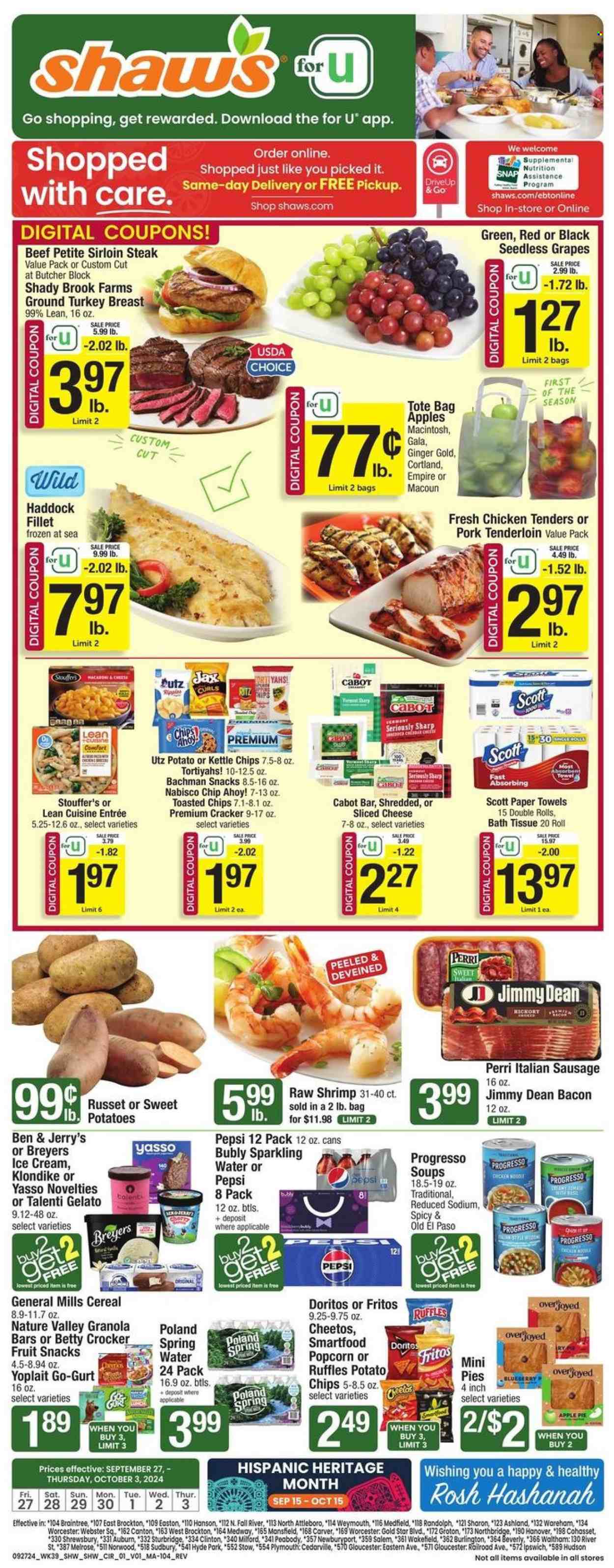 Shaw’s ad - 09/27/2024 - 10/03/2024. Page 1