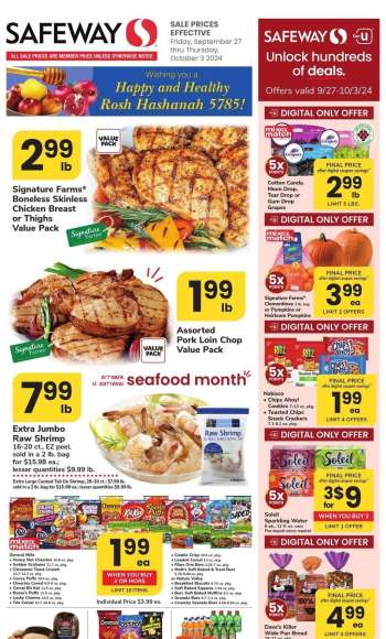 Safeway Flyer - 09/27/2024 - 10/03/2024.