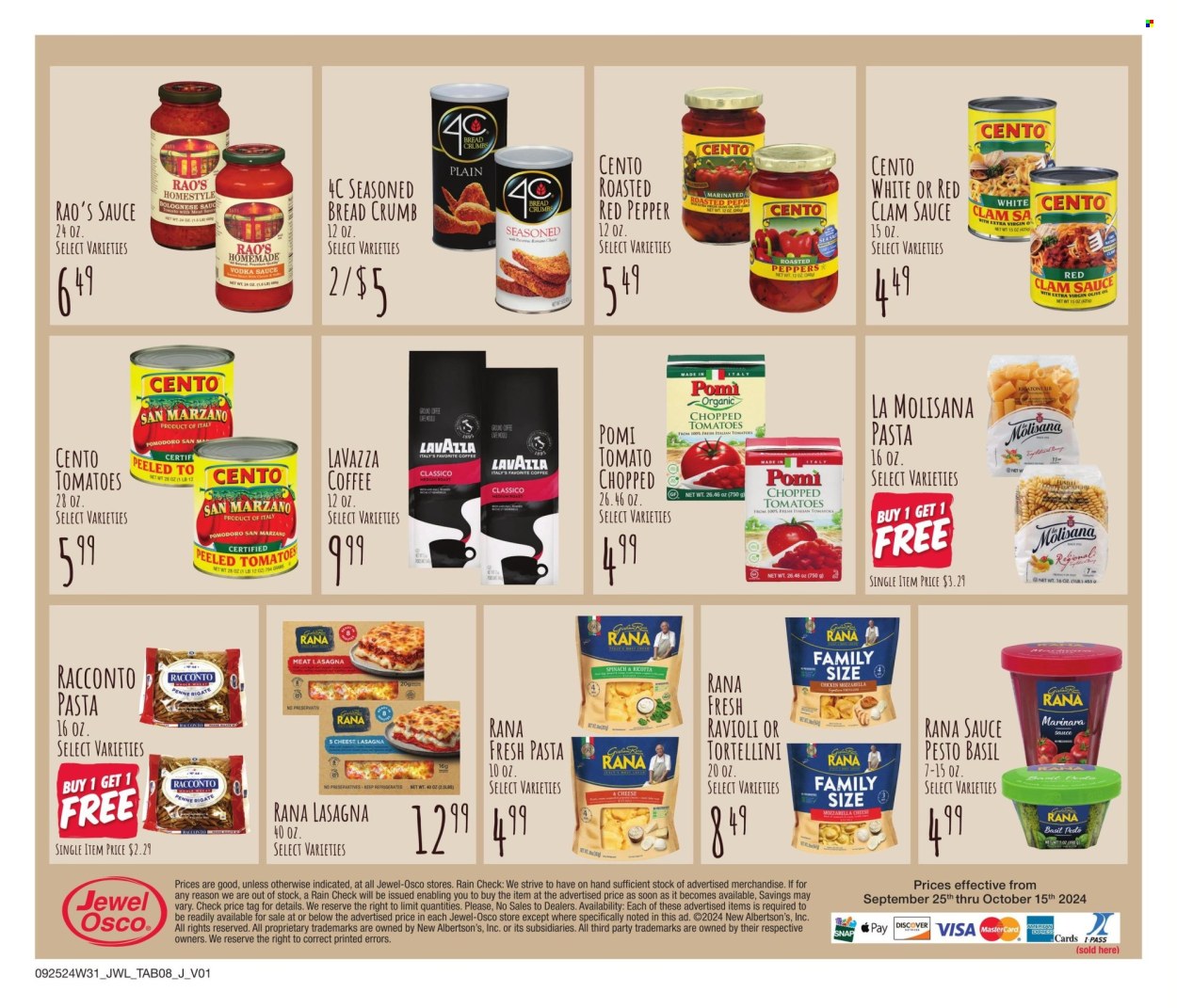 Jewel Osco ad - 09/25/2024 - 10/15/2024. Page 8