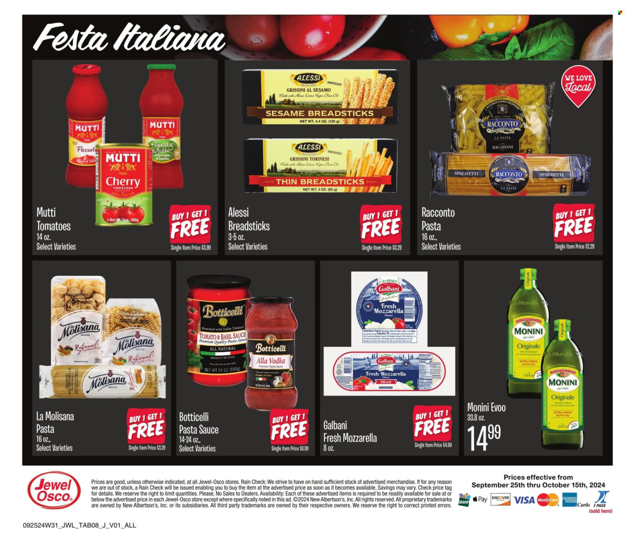 Jewel Osco ad - 09/25/2024 - 10/15/2024. Page 8
