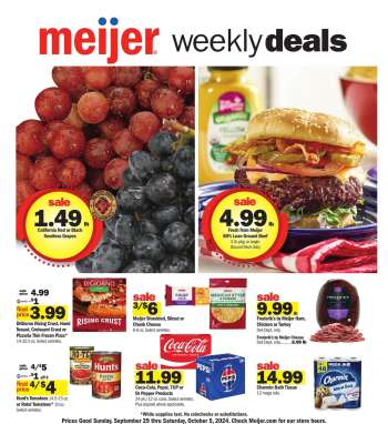Meijer Flyer - 09/29/2024 - 10/05/2024.