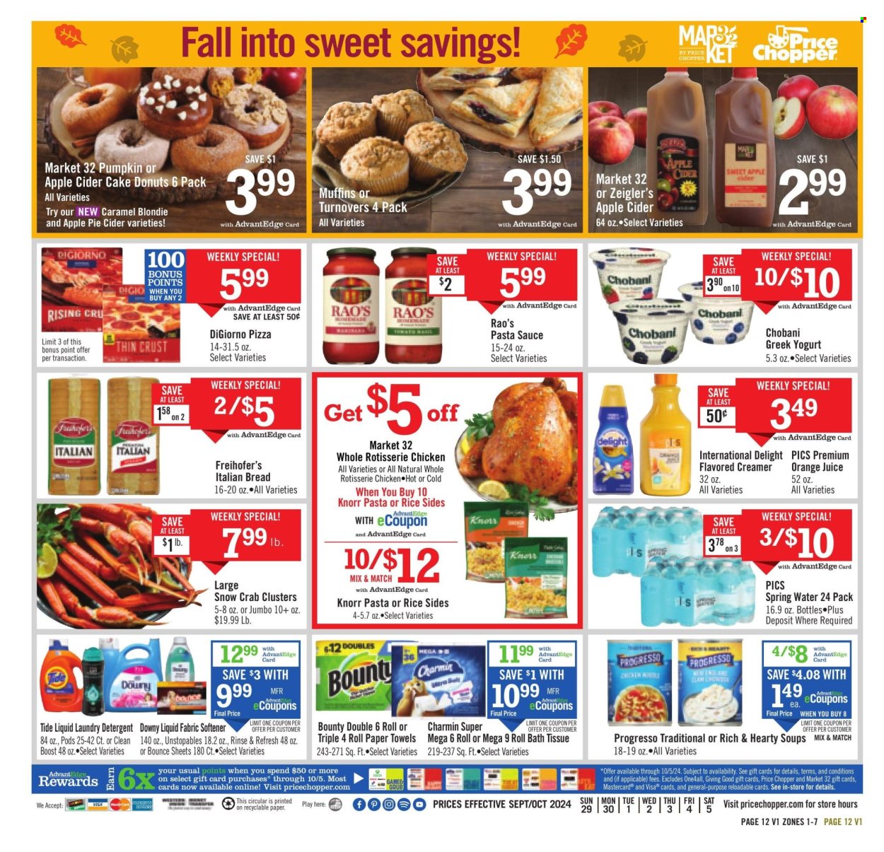 Price Chopper ad - 09/29/2024 - 10/05/2024. Page 12