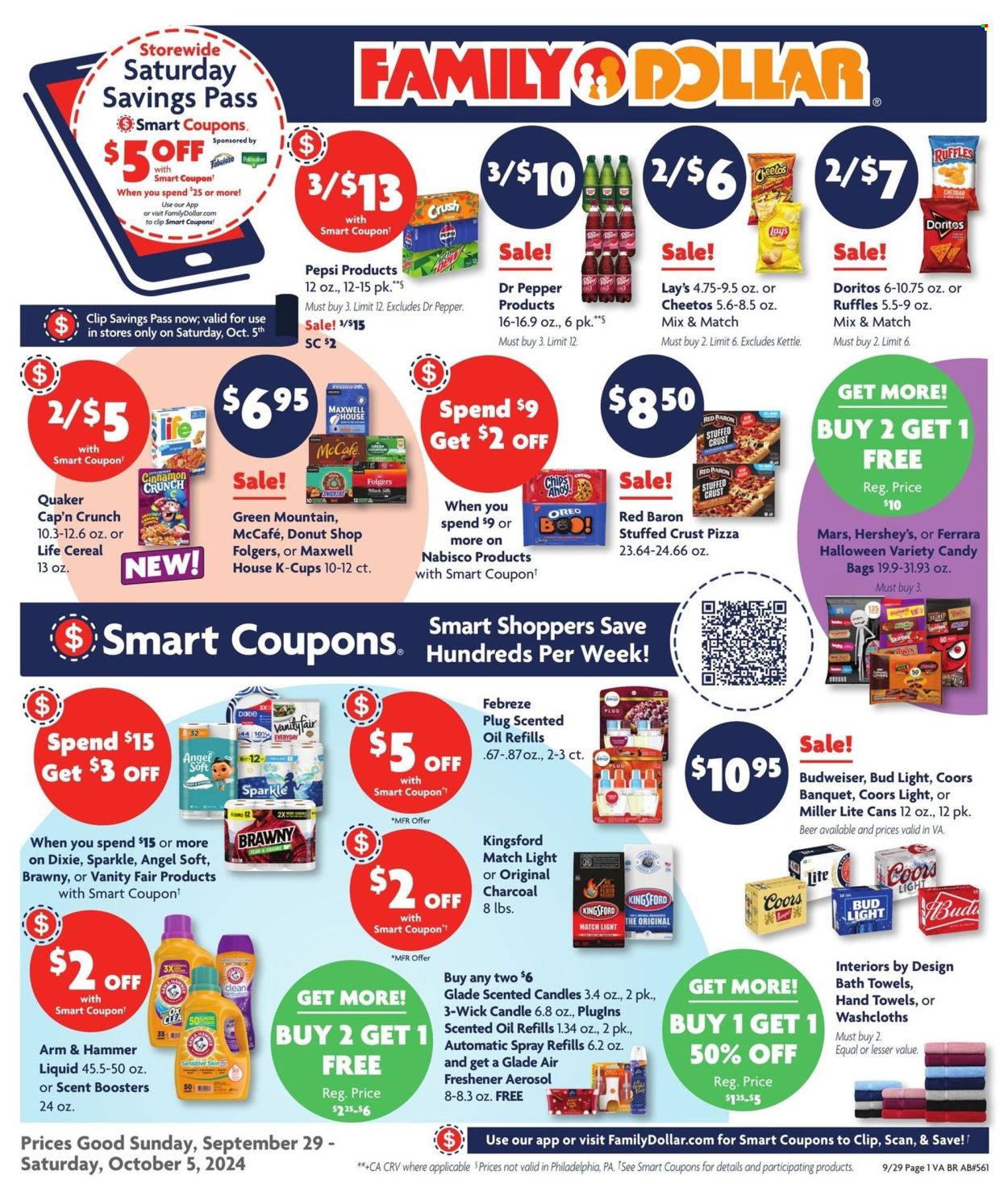 Family Dollar ad - 09/29/2024 - 10/05/2024. Page 1