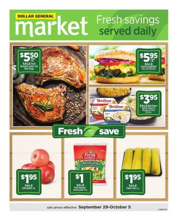 Dollar General Flyer - 09/29/2024 - 10/05/2024.