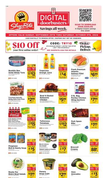 ShopRite Flyer - 09/29/2024 - 10/05/2024.