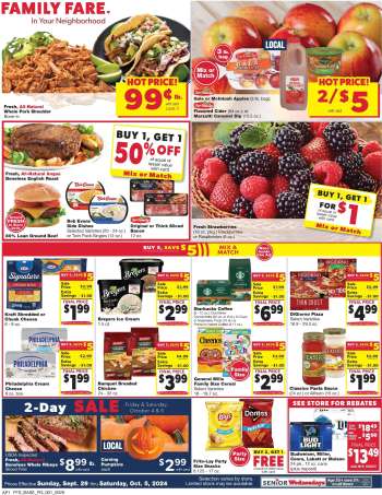 Family Fare Flyer - 09/29/2024 - 10/05/2024.