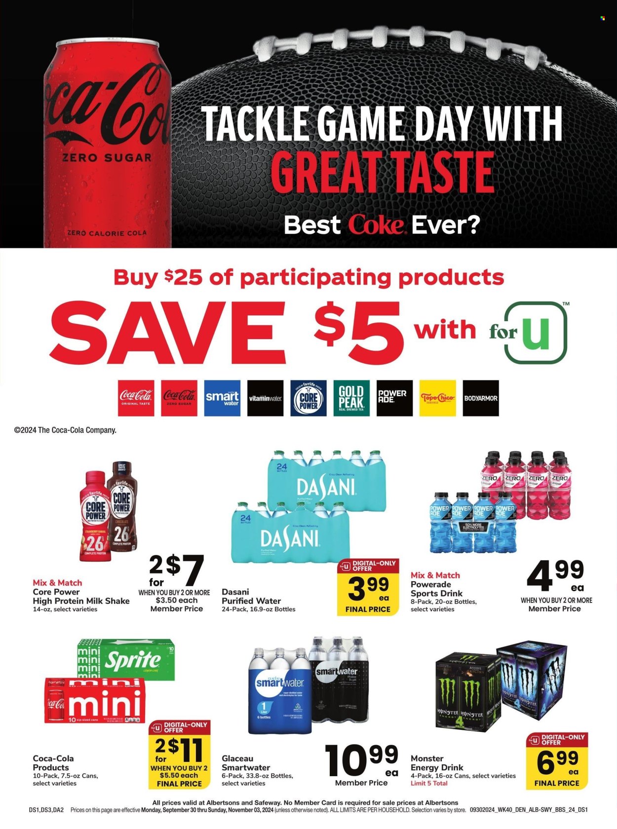 Safeway ad - 09/30/2024 - 11/03/2024. Page 3