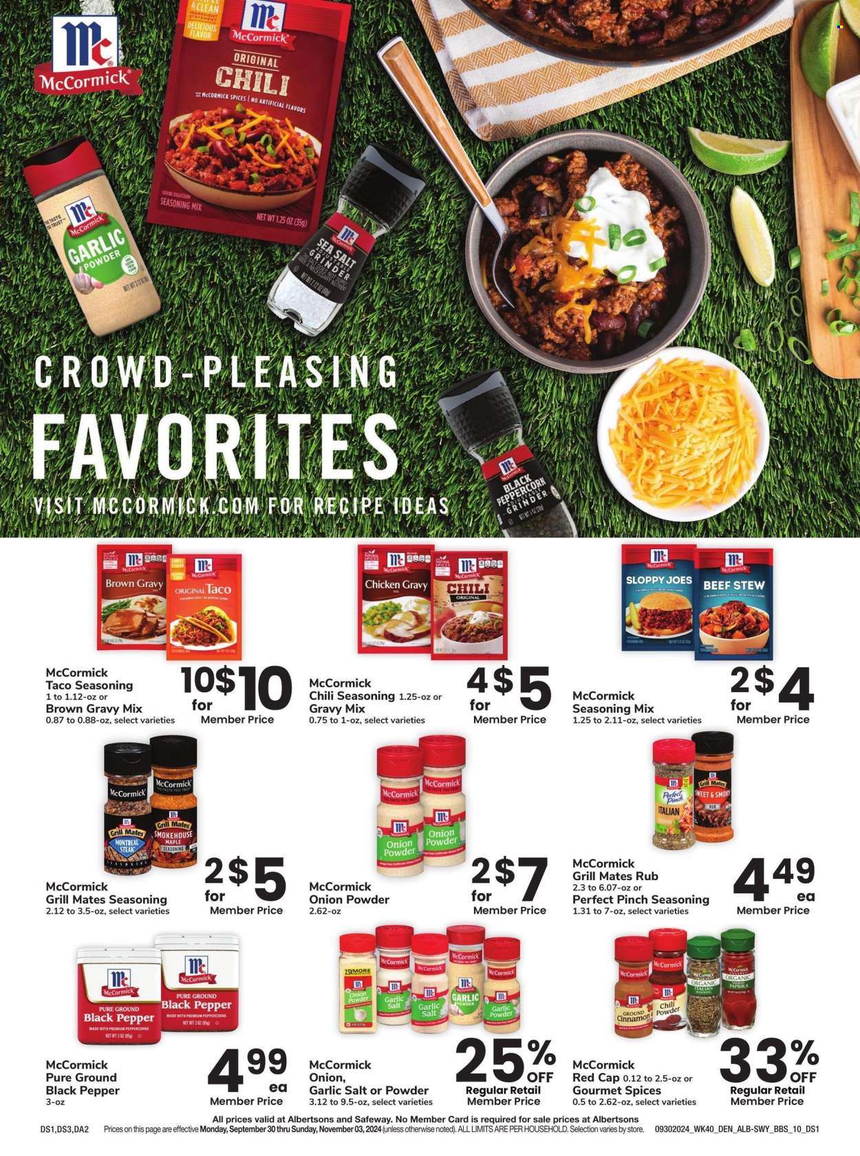 Safeway ad - 09/30/2024 - 11/03/2024. Page 24