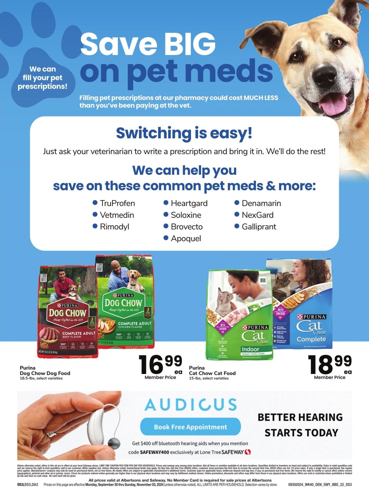 Safeway ad - 09/30/2024 - 11/03/2024. Page 36