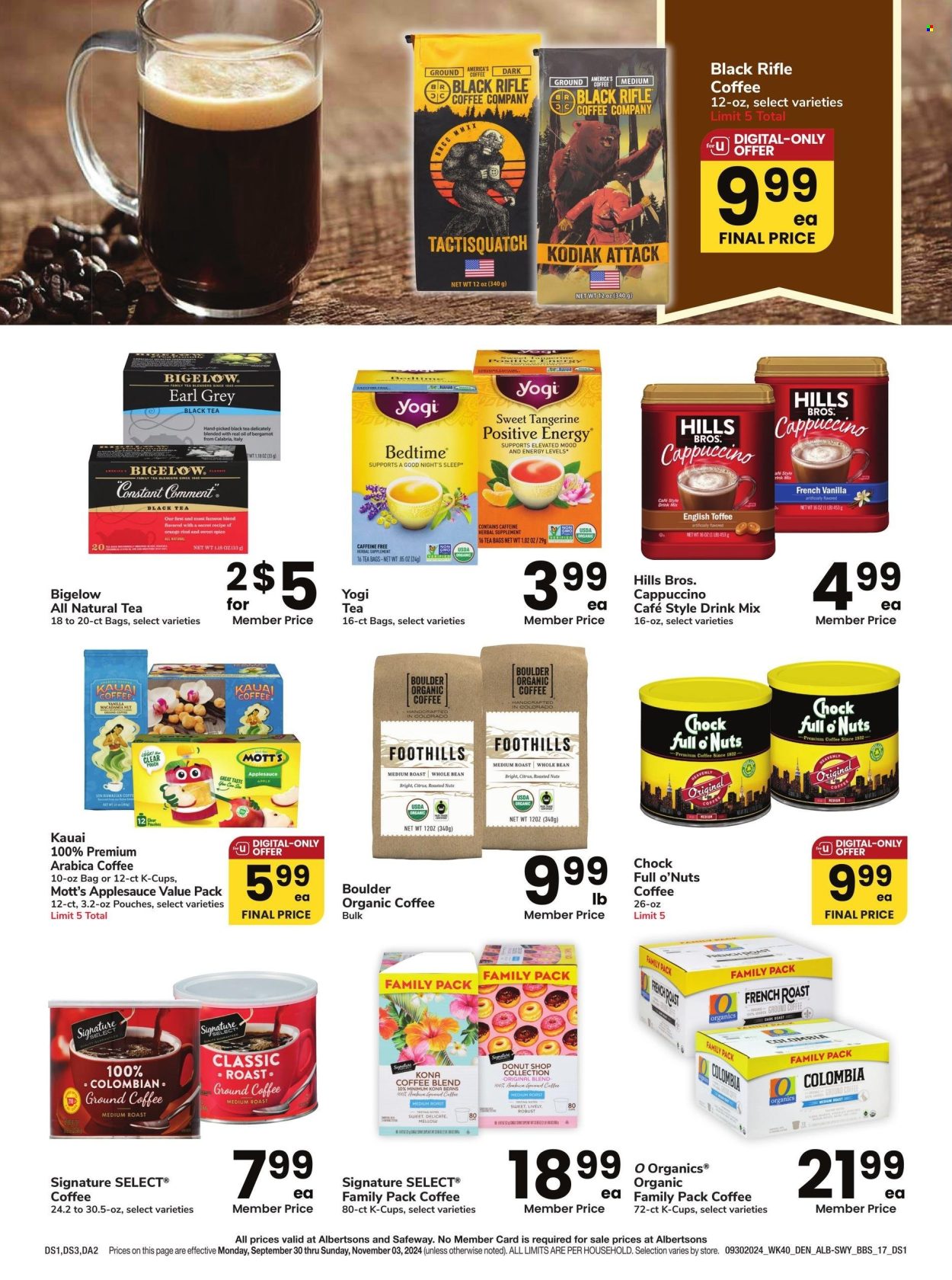 Safeway ad - 09/30/2024 - 11/03/2024. Page 31
