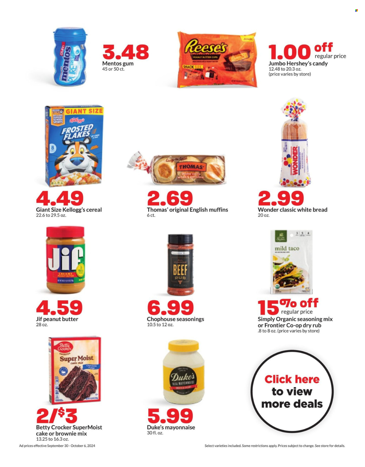 Hy-Vee ad - 09/30/2024 - 10/06/2024. Page 22