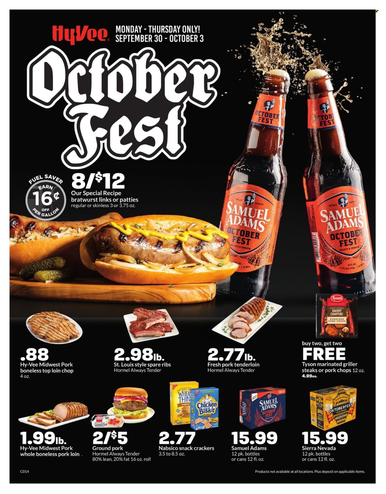 Hy-Vee ad - 09/30/2024 - 10/03/2024. Page 1