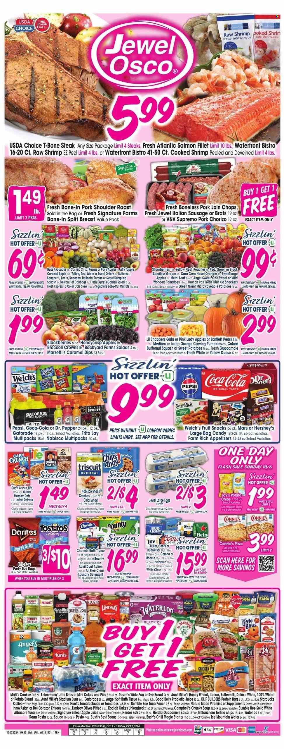 Jewel Osco ad - 10/02/2024 - 10/08/2024. Page 1
