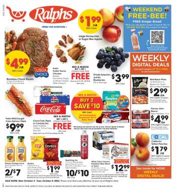 Ralphs Flyer - 10/02/2024 - 10/08/2024.