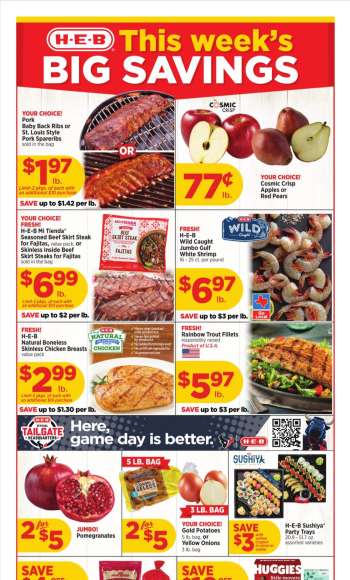 H-E-B Flyer - 10/02/2024 - 10/08/2024.