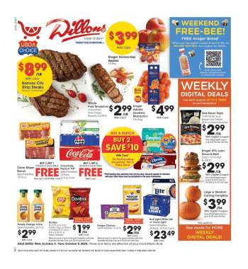 Dillons Flyer - 10/02/2024 - 10/08/2024.